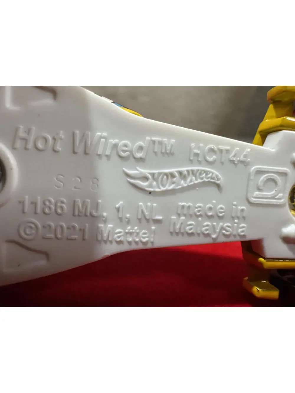 Hot Wheels Yellow Formula 1 Race Car Toy